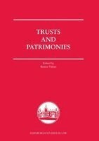 Remus Valsan - Trusts and Patrimonies, Häftad