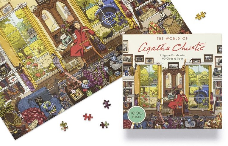 Pussel 1000 bitar - The World of Agatha Christie, Övrigt
