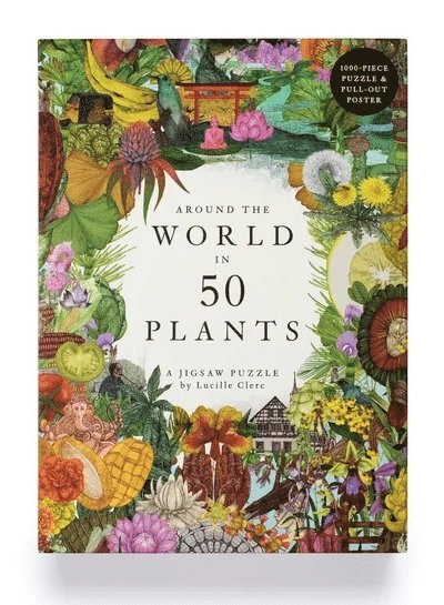 Around the World in 50 Plants 1000 Piece Puzzle: A 1000-Piece Jigsaw Puzzle 1