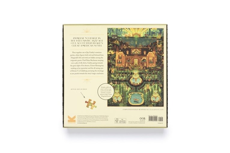 Pussel 1000 bitar - The World of The Great Gatsby, Övrigt