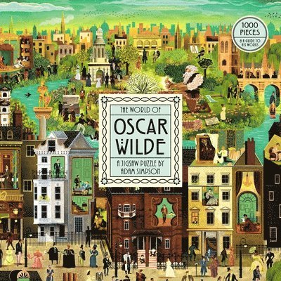 The World of Oscar Wilde 1000 Piece Puzzle: A Jigsaw by Adam Simpson 1
