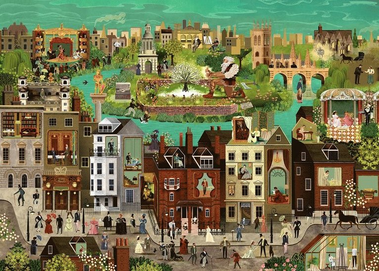 Pussel 1000 bitar - The World of Oscar Wilde, Övrigt