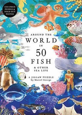 Pussel 1000 bitar - Around the World in 50 Fish, Övrigt