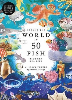 Around the World in 50 Fish 1000 Piece Puzzle 1