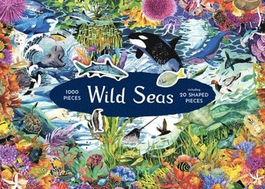 bokomslag Wild Seas Jigsaw: Stories of Nature's Greatest Comebacks: 1000 Piece Jigsaw with 20 Shaped Pieces