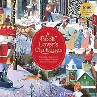 bokomslag A Book Lover's Christmas 1000 Piece Puzzle: A 1000-Piece Jigsaw Puzzle