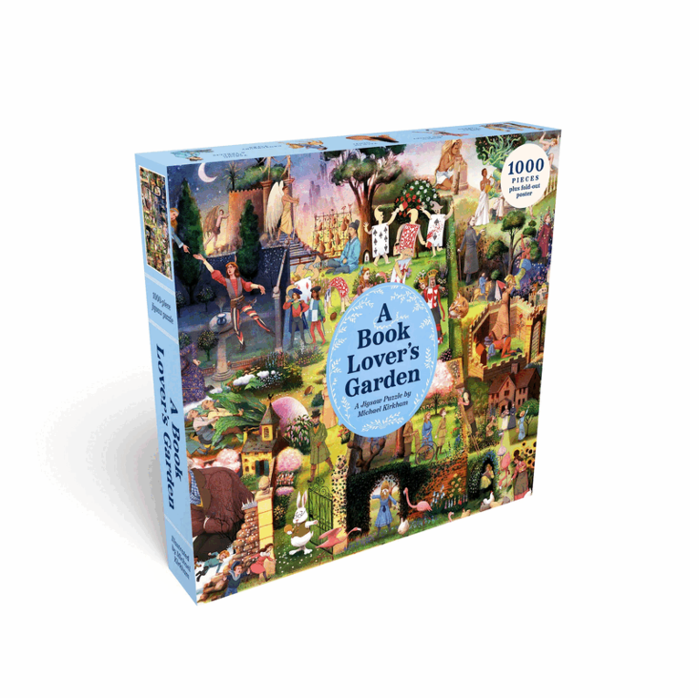Pussel 1000 bitar - A Booklovers garden, Övrigt