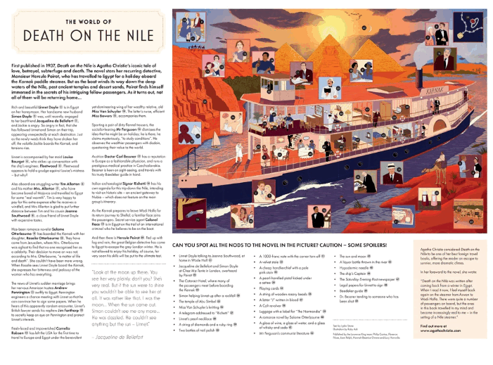 Pussel 1000 bitar - Death on the nile, Övrigt