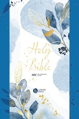 New International Version, New International Version - NIV Larger Print Blue Soft-tone Bible with Zip, Häftad