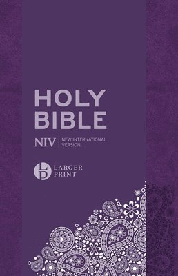 New International Version - NIV Larger Print Personal Purple Soft-Tone Bible, Häftad