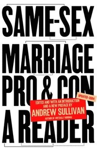bokomslag Same-Sex Marriage: Pro and Con: A Reader