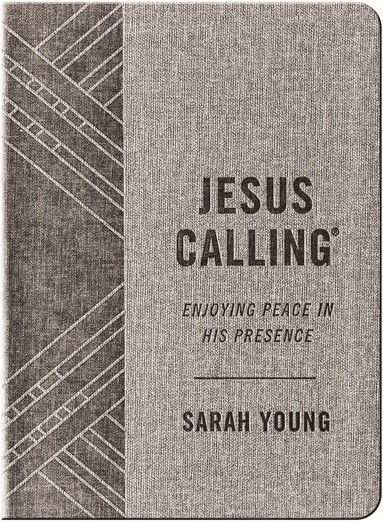 bokomslag Jesus Calling, Textured Gray Leathersoft, with Full Scriptures