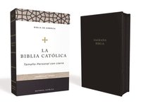 bokomslag Biblia Católica, Tamaño Personal, Leathersoft, Negra, Con Cierre