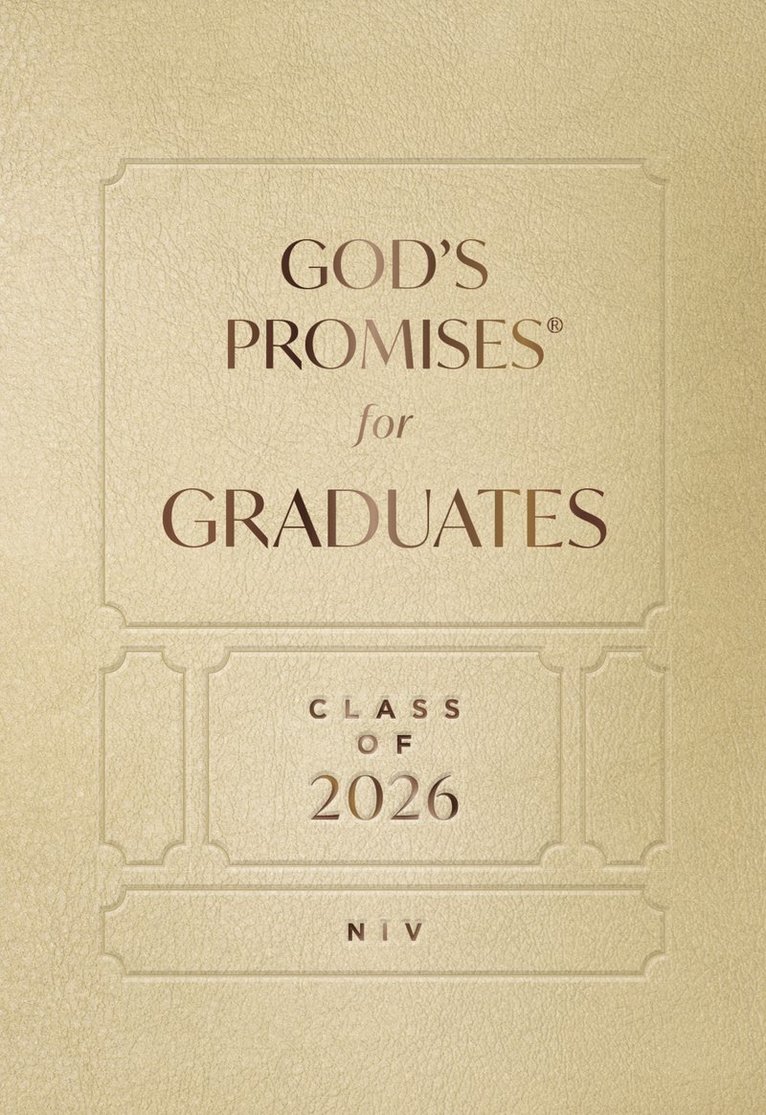 Jack Countryman - God's Promises for Graduates: Class of 2026 - Gold NIV, Inbunden