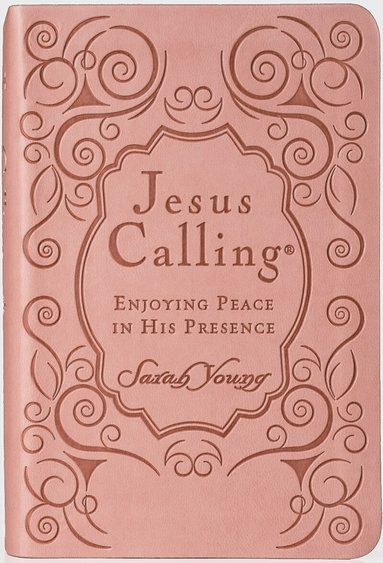 Sarah Young - Jesus Calling, Pink Leathersoft, with Scripture References, Inbunden