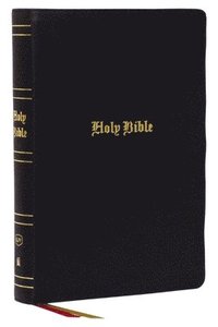 bokomslag KJV Holy Bible: Super Giant Print with 43,000 Cross References, Black Genuine Leather, Red Letter, Comfort Print (Thumb Indexed): King James Version
