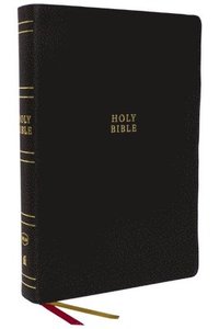 bokomslag NKJV Holy Bible, Super Giant Print Reference Bible, Black Genuine Leather, 43,000 Cross References, Red Letter, Thumb Indexed, Comfort Print: New King James Version