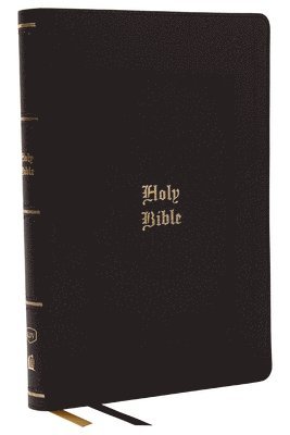 bokomslag KJV Holy Bible: Giant Print Thinline Bible, Black Leathersoft, Red Letter, Comfort Print (Thumb Indexed): King James Version (Vintage Series)