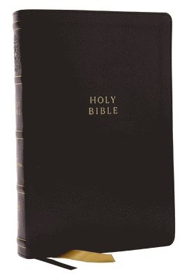 KJV Holy Bible with Apocrypha and 73,000 Center-Column Cross References, Black Leathersoft, Red Letter, Comfort Print: King James Version 1