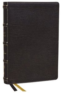 bokomslag KJV Holy Bible with Apocrypha and 73,000 Center-Column Cross References, Black Genuine Leather, Red Letter, Comfort Print: King James Version