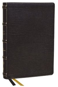 bokomslag KJV Holy Bible with Apocrypha and 73,000 Center-Column Cross References, Black Genuine Leather, Red Letter, Comfort Print (Thumb Indexed): King James