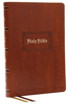 bokomslag KJV Holy Bible: Giant Print Thinline Bible, Tan Leathersoft, Red Letter, Comfort Print: King James Version (Vintage Series)