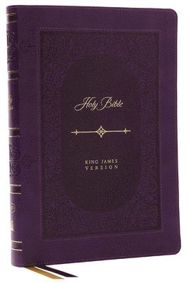 KJV Holy Bible: Giant Print Thinline Bible, Purple Leathersoft, Red Letter, Comfort Print: King James Version (Vintage Series) 1