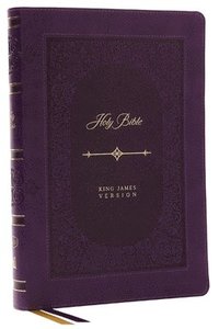 bokomslag KJV Holy Bible: Giant Print Thinline Bible, Purple Leathersoft, Red Letter, Comfort Print (Thumb Indexed): King James Version (Vintage Series)