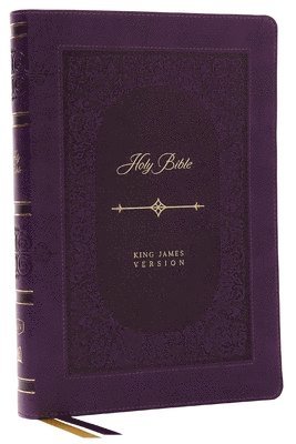 bokomslag KJV Holy Bible: Giant Print Thinline Bible, Purple Leathersoft, Red Letter, Comfort Print (Thumb Indexed): King James Version (Vintage Series)