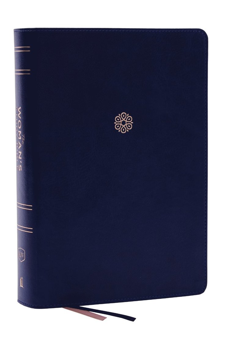 Thomas Nelson, Dorothy Kelley Patterson, Rhonda Kelley - KJV, The Woman's Study Bible, Blue Leathersoft, Red Letter, Full-Color Edition, Comfort Print (Thumb Indexed), Inbunden