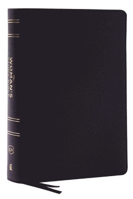 bokomslag KJV, The Woman's Study Bible, Black Genuine Leather, Red Letter, Full-Color Edition, Comfort Print (Thumb Indexed)