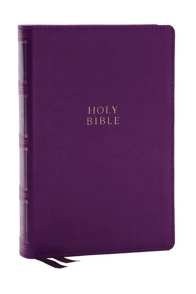 bokomslag KJV Holy Bible: Compact Bible with 43,000 Center-Column Cross References, Purple Leathersoft, Red Letter, Comfort Print: King James Version