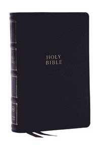 bokomslag KJV Holy Bible: Compact Bible with 43,000 Center-Column Cross References, Black Genuine Leather, Red Letter, Comfort Print (Thumb Indexing): King James Version