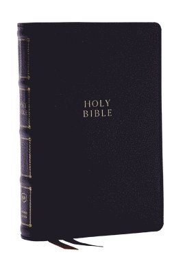 bokomslag KJV Holy Bible: Compact Bible with 43,000 Center-Column Cross References, Black Genuine Leather, Red Letter, Comfort Print (Thumb Indexing): King James Version