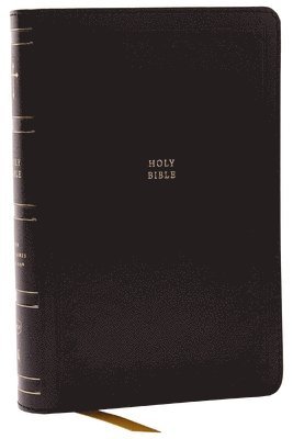 bokomslag NKJV Compact Paragraph-Style Bible w/ 43,000 Cross References, Black Leathersoft, Red Letter, Comfort Print: Holy Bible, New King James Version