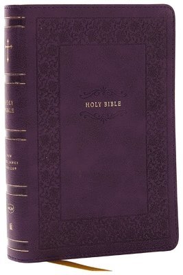 bokomslag NKJV Compact Paragraph-Style Bible w/ 43,000 Cross References, Purple Leathersoft, Red Letter, Comfort Print: Holy Bible, New King James Version
