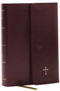 bokomslag KJV Holy Bible: Compact with 43,000 Cross References, Burgundy Leatherflex with flap, Red Letter, Comfort Print: King James Version