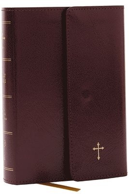 KJV Holy Bible: Compact with 43,000 Cross References, Burgundy Leatherflex with flap, Red Letter, Comfort Print: King James Version 1