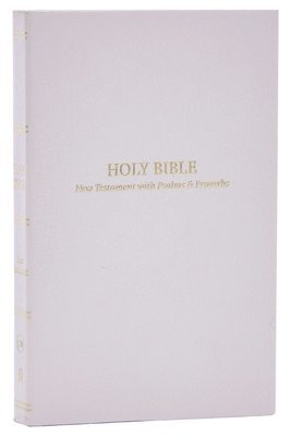 bokomslag KJV Holy Bible: Pocket New Testament with Psalms and Proverbs, White Softcover, Red Letter, Comfort Print: King James Version