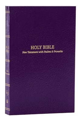 bokomslag KJV Holy Bible: Pocket New Testament with Psalms and Proverbs, Purple Softcover, Red Letter, Comfort Print: King James Version