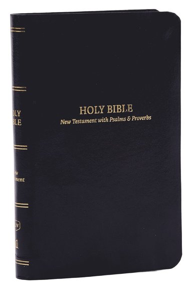 bokomslag KJV Holy Bible: Pocket New Testament with Psalms and Proverbs, Black Leatherflex, Red Letter, Comfort Print: King James Version