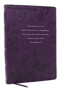 bokomslag Peace of God Bible: Discover and Experience God's Shalom Throughout the Bible (NKJV, Purple Leathersoft, Red Letter, Comfort Print)