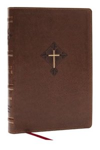 bokomslag RSV2CE, Thinline Large Print Catholic Bible, Brown Leathersoft, Comfort Print