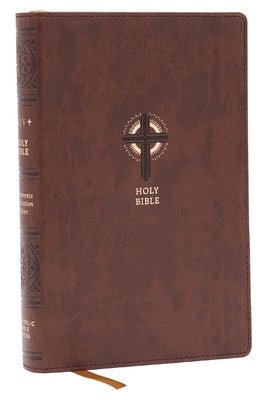 bokomslag NRSVCE Sacraments of Initiation Catholic Bible, Brown Leathersoft, Comfort Print