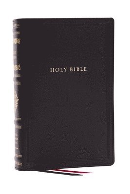 RSV Personal Size Bible with Cross References, Black Leathersoft, Thumb Indexed, (Sovereign Collection) 1