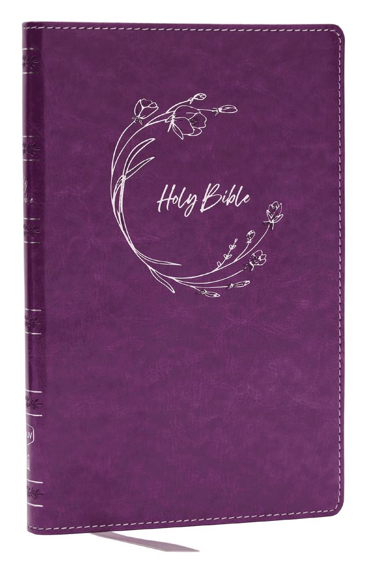 Thomas Nelson - NKJV Holy Bible, Ultra Thinline, Purple Leathersoft, Red Letter, Comfort Print, Inbunden