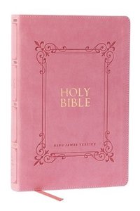 bokomslag KJV Holy Bible: Large Print with 53,000 Center-Column Cross References, Pink Leathersoft, Red Letter, Comfort Print: King James Version