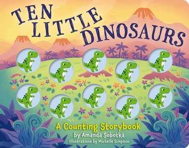 Amanda Sobotka - Ten Little Dinosaurs, Kartonnage