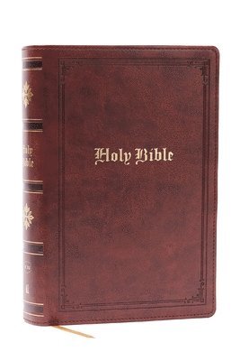 bokomslag KJV Holy Bible: Personal Size Giant Print, Brown Leathersoft, Red Letter, Comfort Print: King James Version
