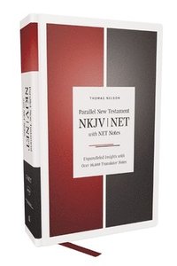bokomslag NKJV-NET Parallel New Testament with NET Translators' Notes, Hardcover, Red Letter, Comfort Print